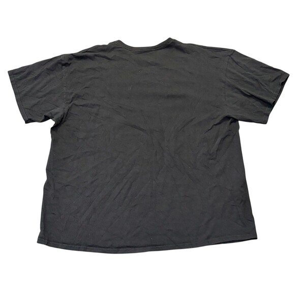 VTG Smiley Face Be Kind to Your Mind Graffiti Tee Mens 2XL Black T-Shirt - Picture 3 of 3